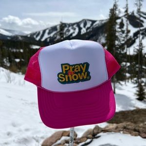 Pray for Snow Trucker Hat
